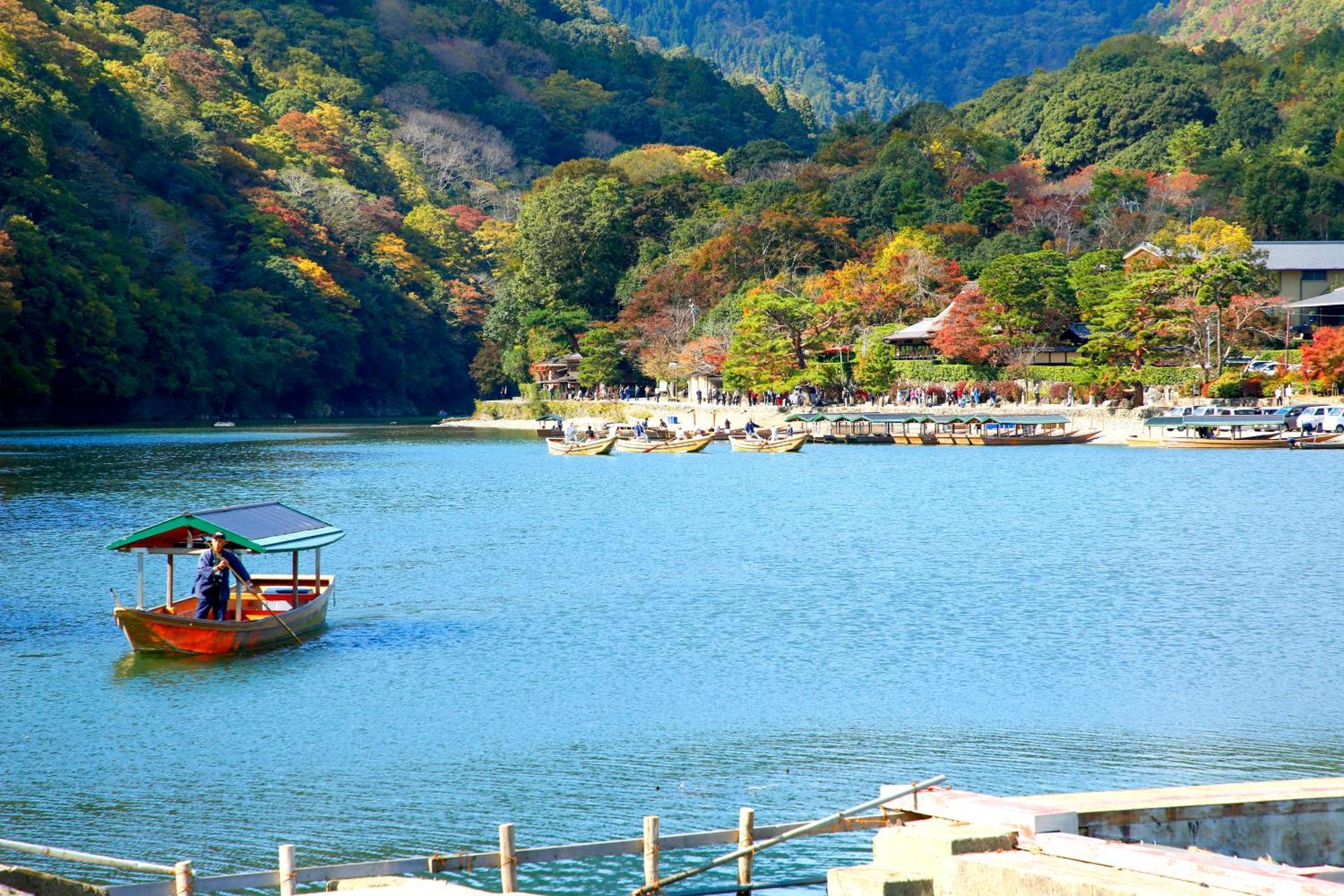 Kyoto Arashiyama Onsen Ryokan Togetsutei Ngoại thất bức ảnh