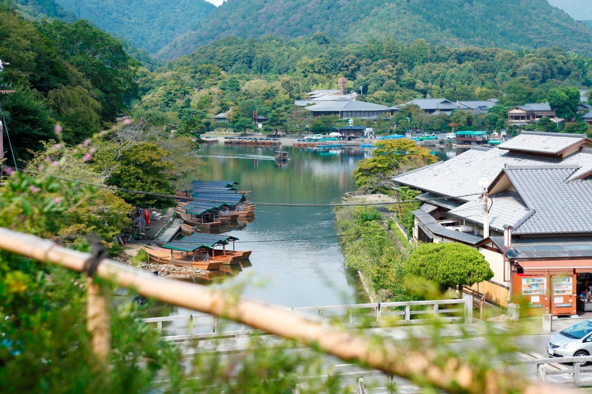 Kyoto Arashiyama Onsen Ryokan Togetsutei Ngoại thất bức ảnh